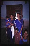 Indian women and children in rented Chettiar mansion