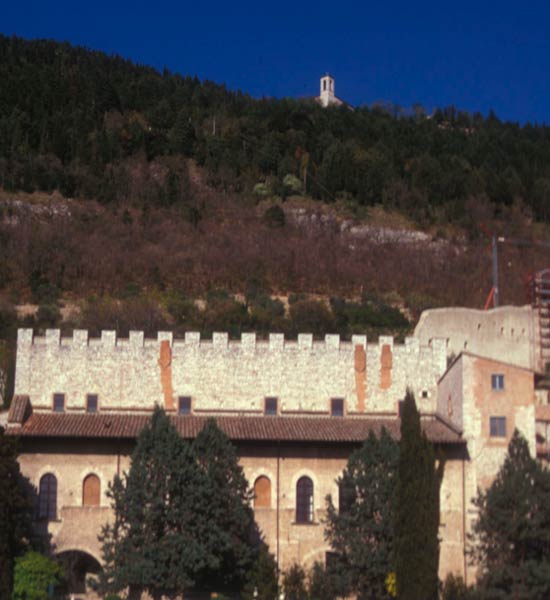 View of Gubbio ducal palace.