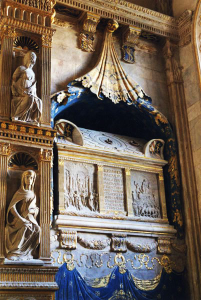 Sarcophagus of Sigismondo Malatesta, Tempio Malatestiana.