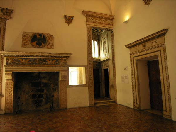 The salon d'udienza (audience chamber).