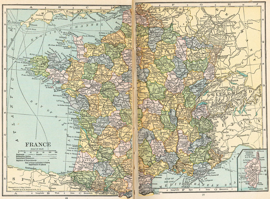 Map: France 1921