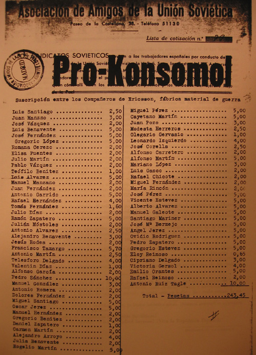 Komsomol relief campaign