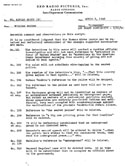 RKO memo, William Gordon to Adrian Scott, April 3, 1945.