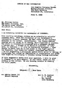 letter from Gene Kern to William Gordon