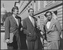 Scott, attorney Bartley Crum, and Dmytryk in Washington for the HUAC hearings, October 1947.