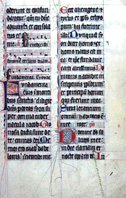 Ferial Psalter from St. Agnes, Strasbourg, c. 1300. St Peter perg 8b, f 99r, Badische Landesbibliothek, Karlsruhe, Germany.