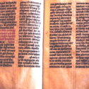 Sister-Book of Unterlinden. Fifteenth-century copy of the Vitae Sororum. Ms. 508, f. 38 v and 39r, Bibliotheque de la Ville, Colmar, France.