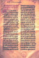 Foundation legend for Unterlinden. Fifteenth-century Obituary. Ms. 576, f. 1r, Bibliotheque de la Ville, Colmar, France.