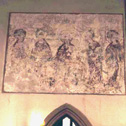 Fifteenth- or early-sixteenth-century wall painting on north wall of choir at Unterlinden. Colmar, France.
