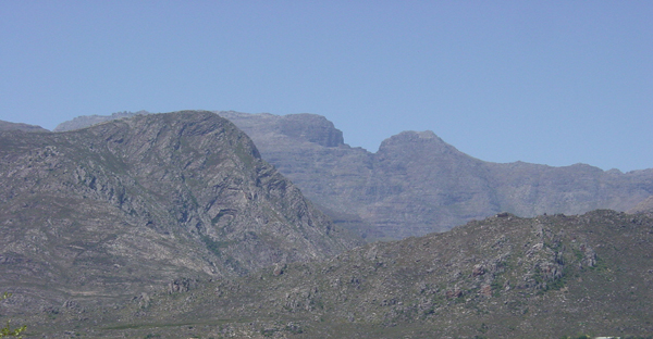 The Cedarberg range of the Cape Fold Belt is rugged terrain punctuated with few natural passes.