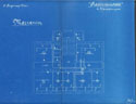 The blueprint of the mezzanine of the Radium Institute