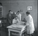  Berta Karlik, Elizabeth Kara-Michailova, Elizabeth Rona, and an unidentified woman